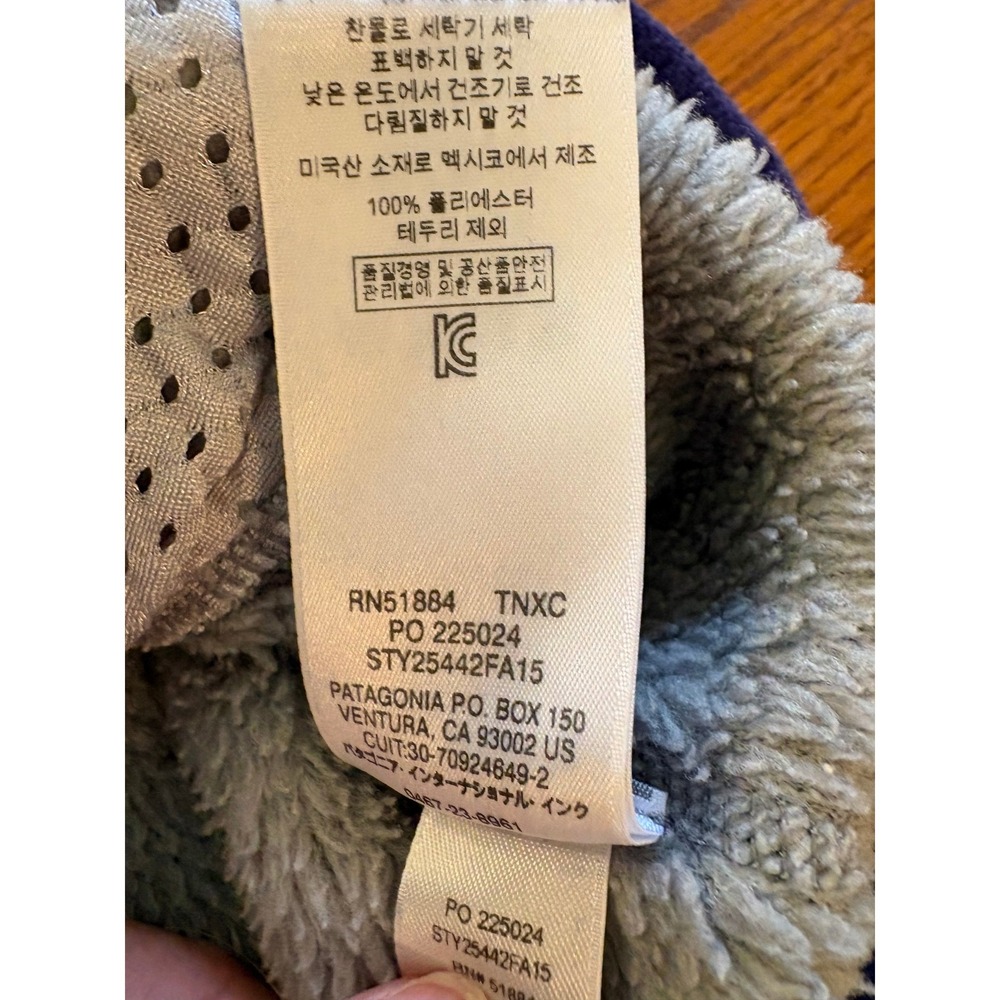 Patagonia Re-Tool Snap-T Fleece Pullover Womens Medium Grey Purple Polartec - Picture 11 of 11